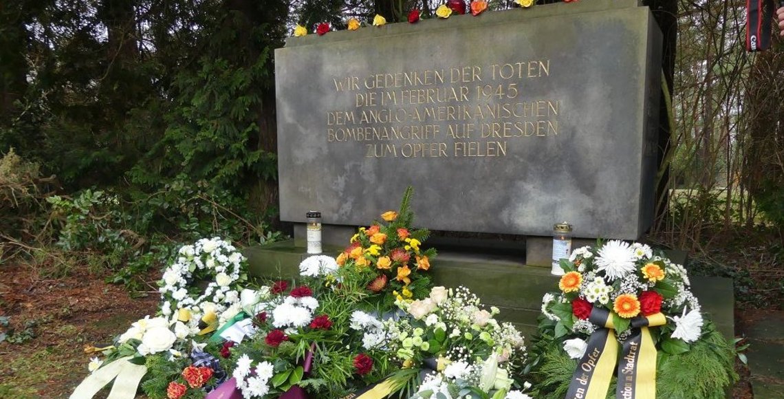 Gedenkfeier zum 13. Februar, Nordfriedhof Dresden