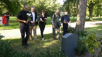 Gedenken an die Italienischen Militärinternierten auf dem Leipziger Ostfriedhof