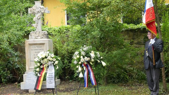 Wiedereinweihung des Denkmals für französische Opfer des Krieges 1870/71 in Dresden-Kaditz